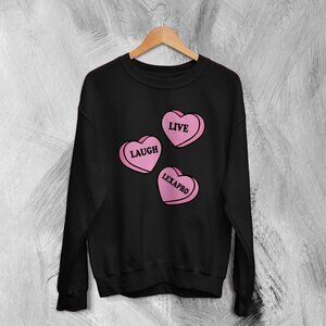 Y2K Sweatshirt Live Laugh Lexapro Sweater Mental Health Clothing 17